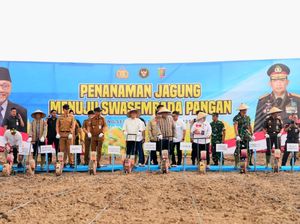 Tanam Jagung di Lampung, Wakapolri: Ketahanan Pangan Tak Hanya Program Tapi Kerja Bersama