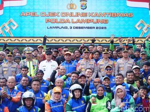 Wakapolri Pimpin Ojol Kamtibmas Polda Lampung: Semoga Ini Jadi Simpul Kolaborasi