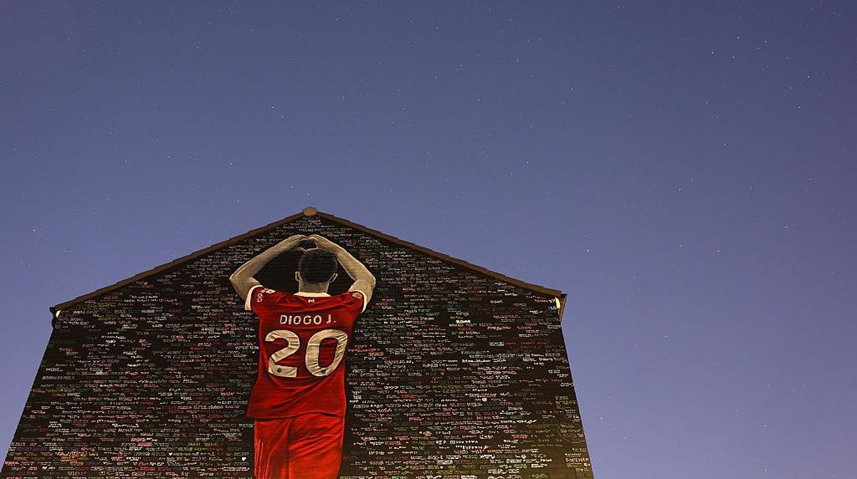 Liverpool rayakan ulang tahun ke-29 mendiang Diogo Jota. (Getty Images/Molly Darlington)