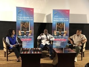 Menteri HAM Soroti Trafficking dan Kemiskinan Struktural di Film Pangku