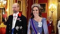 Kate Middleton Curi Atensi di Jamuan Kenegaraan, Pakai Tiara Berusia 173 Tahun