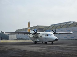 Pesawat NC212i Made in Bandung buat TNI AU Dikirim ke Malang