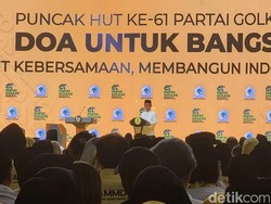 Di Puncak HUT Golkar, Bahlil Usul Koalisi Permanen ke Prabowo