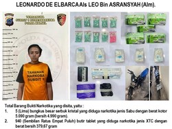 Bawa 5 Kg Sabu, Pria di Banjarmasin Dibekuk Ditnarkoba Polda Kalsel