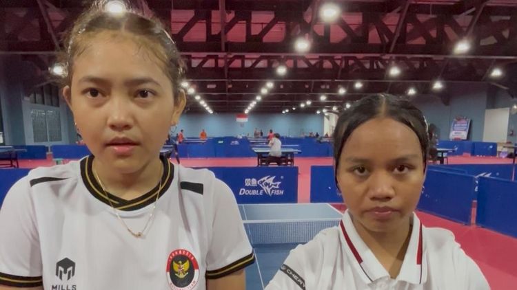 Duo Tenis Meja Para Indonesia Mantap Sabet Emas di Asian Youth Para Games 2025