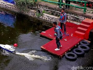 Inovasi Mahasiswa Unjuk Gigi di Kontes Kapal Indonesia UMM