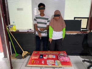 Pasutri Bima Kompak Jadi Pengedar Sabu, Ditangkap di Dompu
