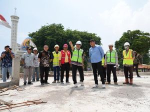 Pastikan Kualitas Pekerjaan, Bupati Sidoarjo Sidak Proyek RSUD Notopuro