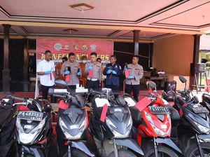 4 Maling Motor di Nabire Ditangkap, Hasil Curian Dijual Rp 8 Juta di Medsos
