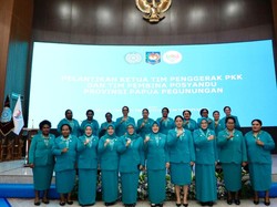 Tri Tito Umumkan Anggieta Bestari Tabo Pimp Ketua TP PKK Papua Pegunungan