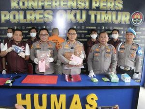 Polisi Ringkus 2 Pengedar Ganja di OKU Timur
