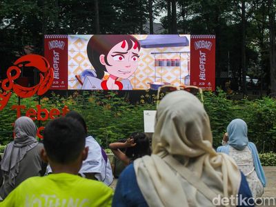 Serunya Nobar Film dan Animasi Lokal di Tebet Eco Park