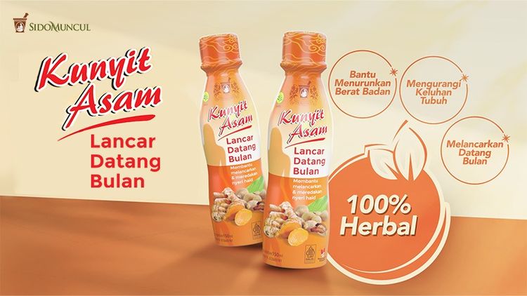 Sido Muncul Kunyit Asam Lancar: Rahasia Redakan PMS, Hadapi Menstruasi Tanpa Drama