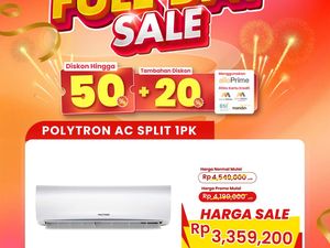 Transmart Full Day Sale! Beli AC 1 PK Bisa Dapat Diskon Rp 1,1 Juta