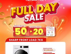 Beli Mesin Cuci di Transmart Full Day Sale Dapat Diskon Rp 1,7 Jutaan