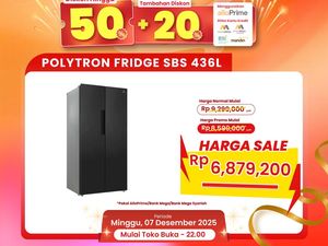 Kulkas 436L Diskon Gede di Transmart Full Day Sale!