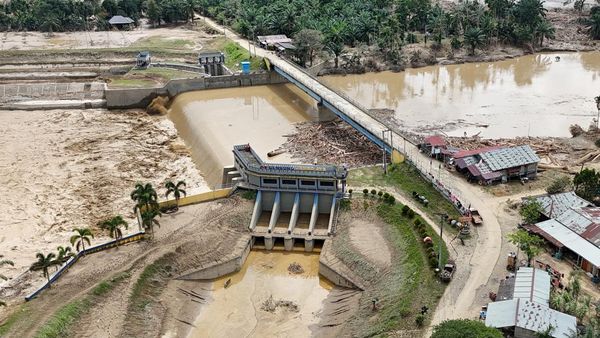 Kondisi Bendungan Jambo Aye Usai Banjir Bandang Terjang Aceh Utara