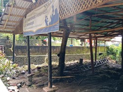 Curah Hujan Tinggi Bikin Wisata Otak Kokok Joben Diterjang Banjir