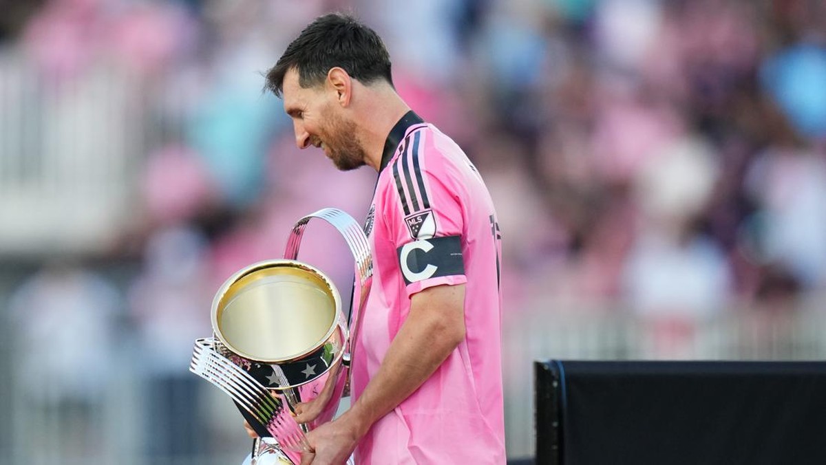 Lionel Messi bawa Inter Miami juara MLS. (Foto: Getty Images/Rich Storry)