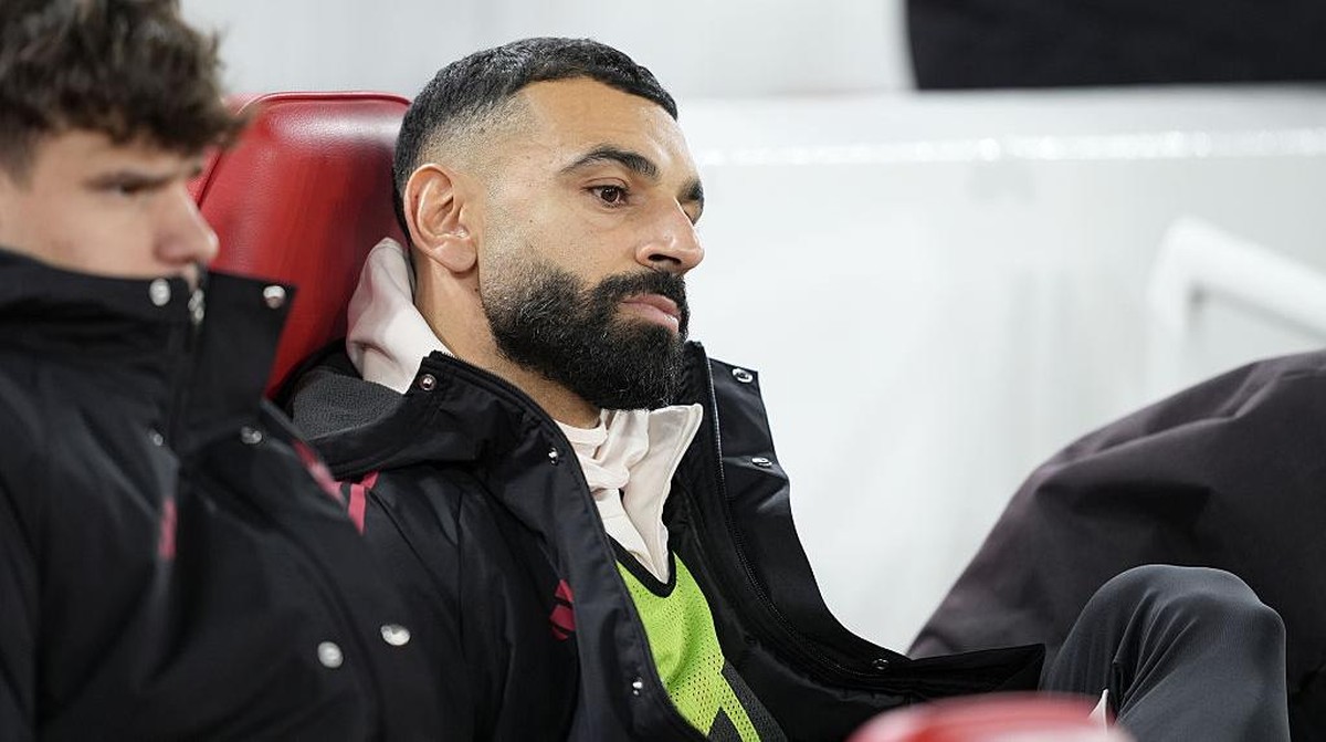 Mohamed Salah dinilai memalukan oleh eks pemain Liverpool, Jamie Carragher. (Foto: Peter Byrne/PA Images via Getty Images)