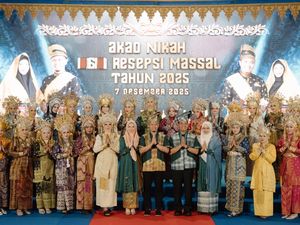 Gelar Nikah Massal Adat Melayu Terbesar, Pemkot Pekanbaru Raih Rekor MURI
