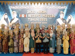 Gelar Nikah Massal Adat Melayu Terbesar, Pemkot Pekanbaru Raih Rekor MURI