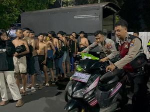 Razia Balap Liar di Lumajang Amankan 14 Pemuda, Sita 13 Motor