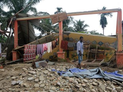 Potret SDN 2 Langkahan Rusak Parah Usai Banjir Terjang Aceh Utara