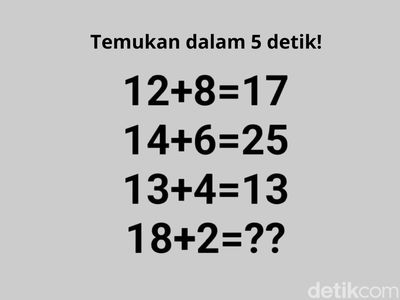 Merasa Jago Matematika? Buktikan Kemampuanmu dengan Menjawab 5 Soal Berikut Ini