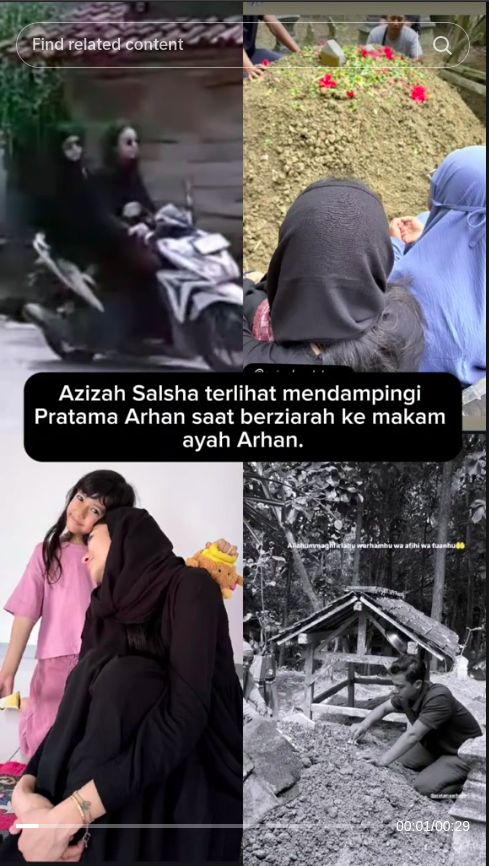 Unggahan soal Azizah Salsha