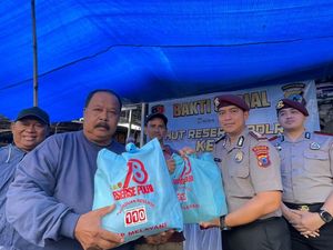 Peringati HUT Reserse Ke-78, Polda Kalsel Bagikan 500 Paket Sembako Gratis
