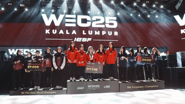 Timnas Mobile Legends Indonesia telah menyelesaikan seluruh rangkaian pertandingannya di IESF World Esports Championship 2025. Timnas Putri Indonesia meraih gelar juara dan Timnas Putra finish di peringkat empat dunia.