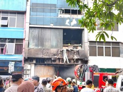 Korban Tewas di Gedung Terbakar di Jakpus Tambah Jadi 20 Orang