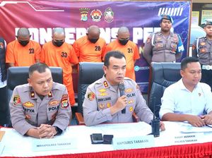Jaringan Gadai Mobil Lintas Kabupaten Terbongkar di Tarakan, 4 Orang Diringkus