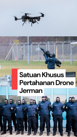 Video Jerman Bentuk Satuan Khusus Pertahanan Drone