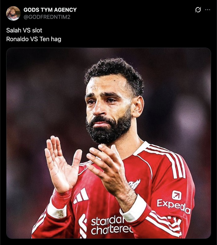 Meme Salah Ronaldo