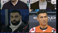 Meme Kocak Dulu Ronaldo Vs Ten Hag, Kini Salah Vs Slot