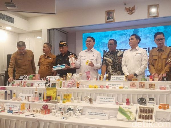 Penampakan Kosmetik Ilegal yang Diamankan BPOM, Ada Produk Mengandung Merkuri