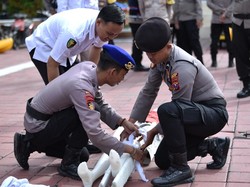 Polisi di Gresik Disiagakan Hadapi Situasi Darurat, Dibekali Skill Ini