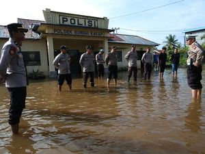 Rob Rendam Kantor Polisi, Polsek Sungai Kakap Tetap Siaga Layani Warga