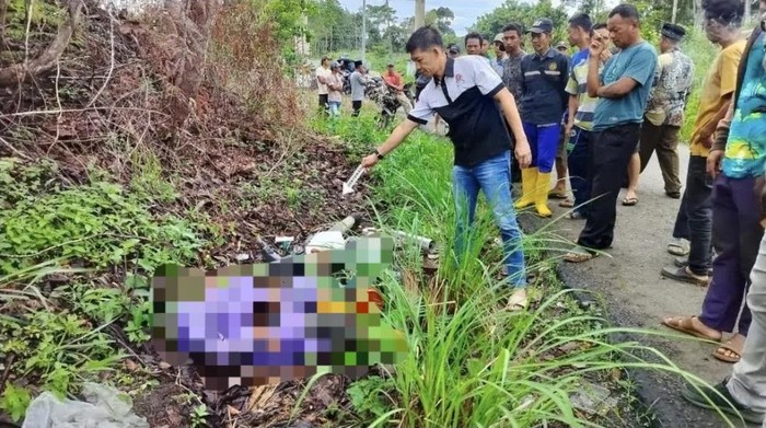 Lansia Tewas di Pinggir Jalan Muara Enim, Diduga Laka Tunggal