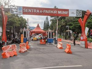Gate Parkir Alun-Alun Kota Batu Beroperasi, Tapi Palang Belum Berfungsi