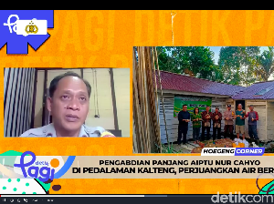Asa Aiptu Nur Cahyo untuk Desa Binaannya di Pedalaman Kalteng