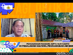 Asa Aiptu Nur Cahyo untuk Desa Binaannya di Pedalaman Kalteng