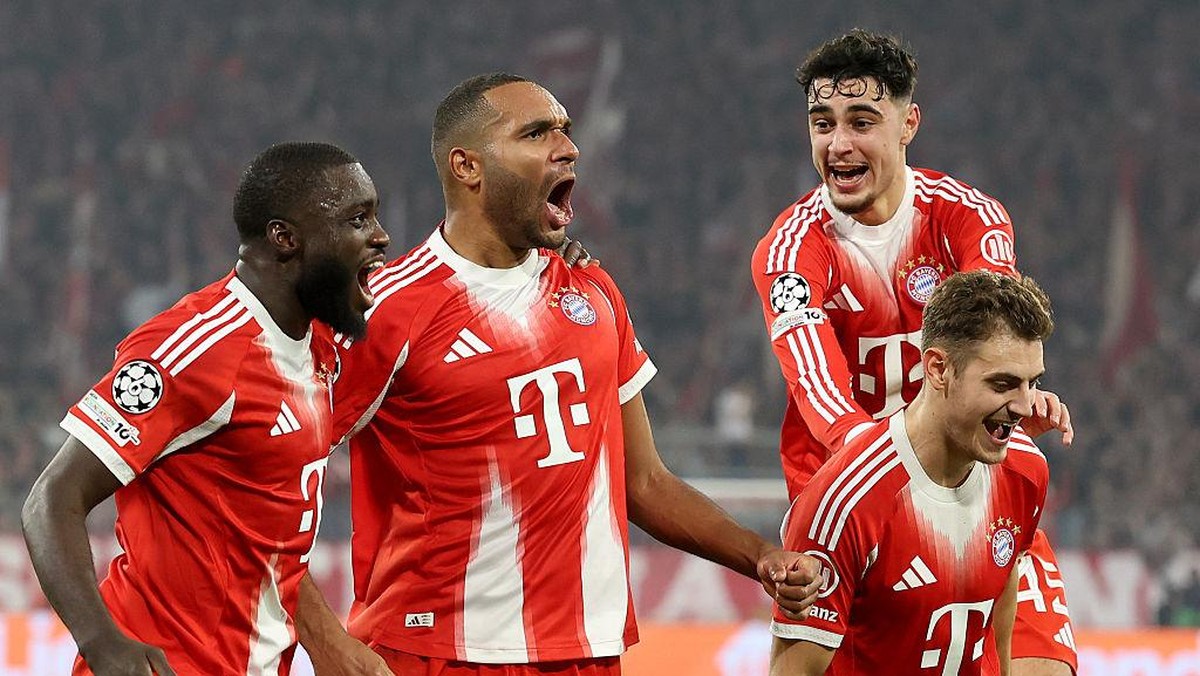 Bayern berhasil mengalahkan Sporting 3-1 dan naik ke urutan dua klasemen fase grup Liga Champions dengan 15 poin. Foto: Getty Images/Alexander Hassenstein