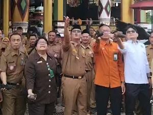 Bupati Lampung Tengah Hadiri Peringatan Hakordia Sebelum Kena OTT KPK
