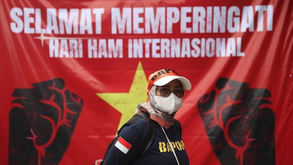Demo Hari HAM Sedunia, Buruh dan Aktivis Suarakan Beragam Isu
