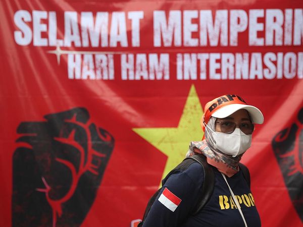 Demo Hari HAM Sedunia, Buruh dan Aktivis Suarakan Beragam Isu