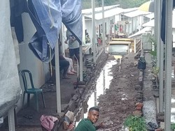 Huntara Penyintas Erupsi Lewotobi Diterjang Banjir dan Longsor