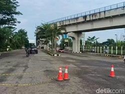 Jalan di Bundaran Air Mancur Jakabaring Ditutup Sementara Selama 4 Hari